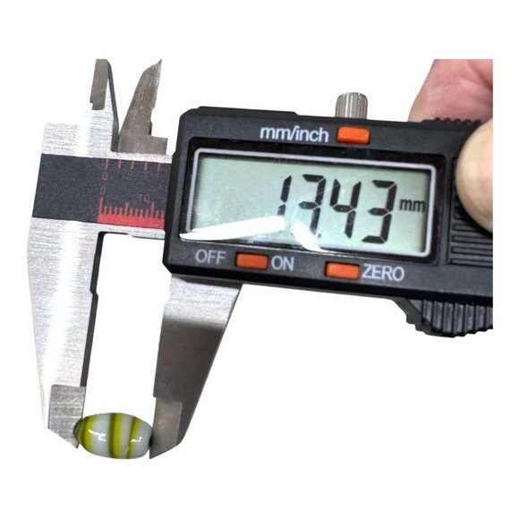 Big Lot of Handcrafted Lampwork Glass Beads Unique Striped Artisan Jewelry Craft - Picture 7 of 7